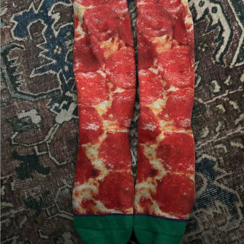 Pizza Patterned Men's Socks